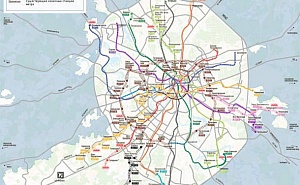Карта строящегося метро